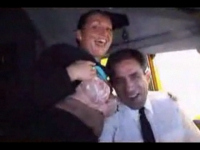 Drunk Stewardess Flashing